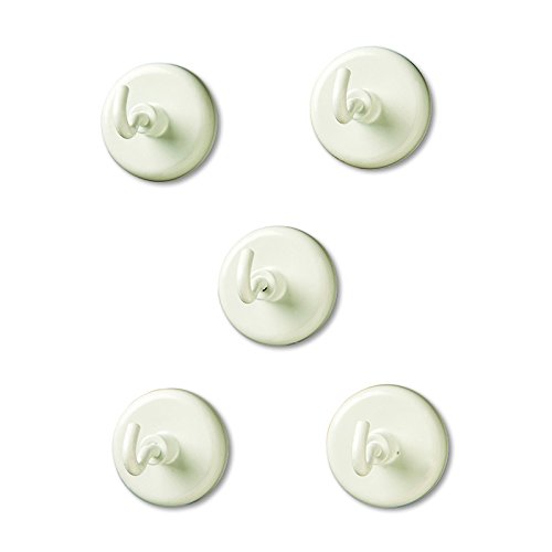 Learning Resources Magnetic Hooks - 5 Pack (Set of 6) - Strong Neodymium Magnets for Classroom, Office, Kitchen & Garage Organization