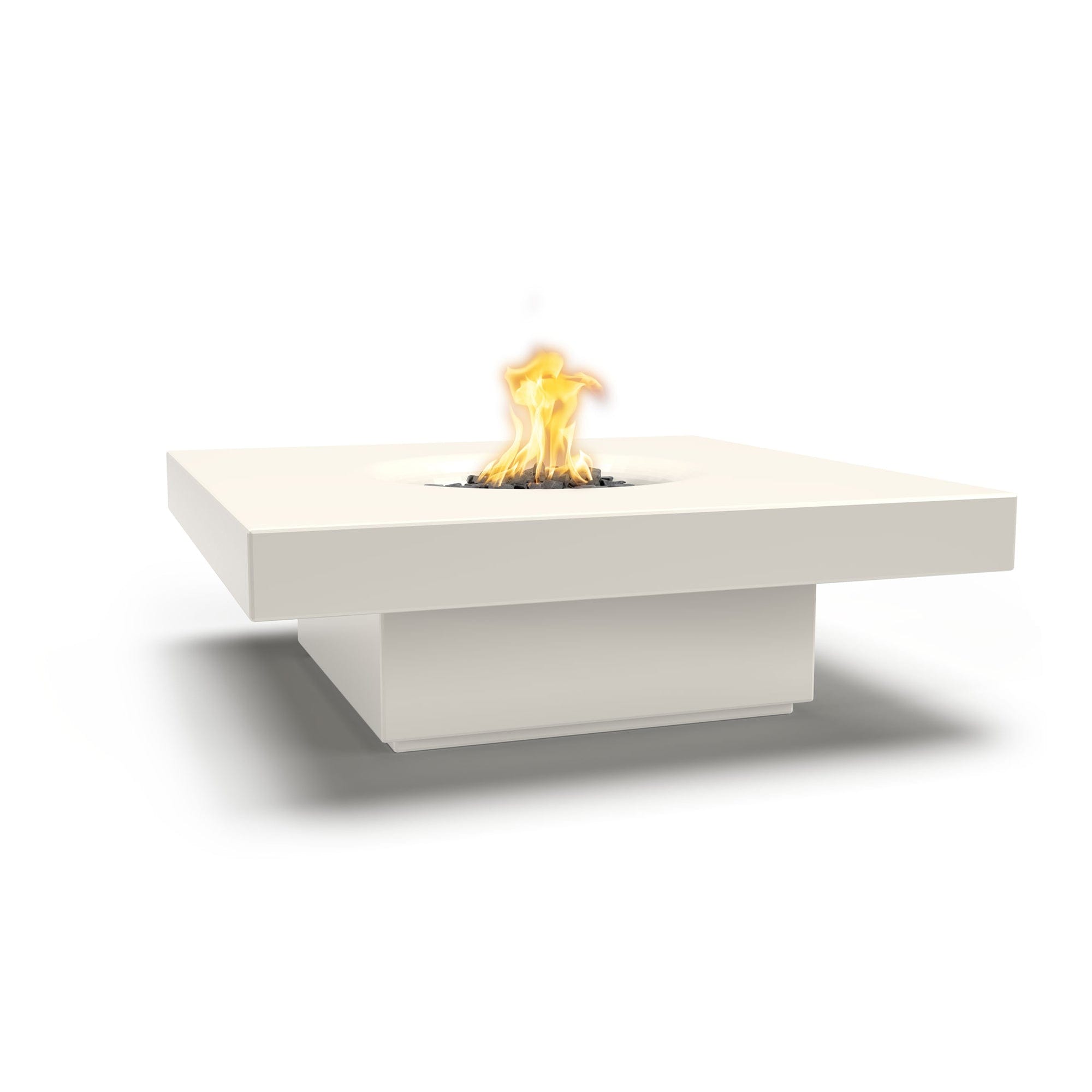 Balboa Square GFRC Outdoor Fire Table - Weatherproof & Durable Gas Fire Pit for Patio, Deck, Backyard - Perfect for Entertaining & Relaxing