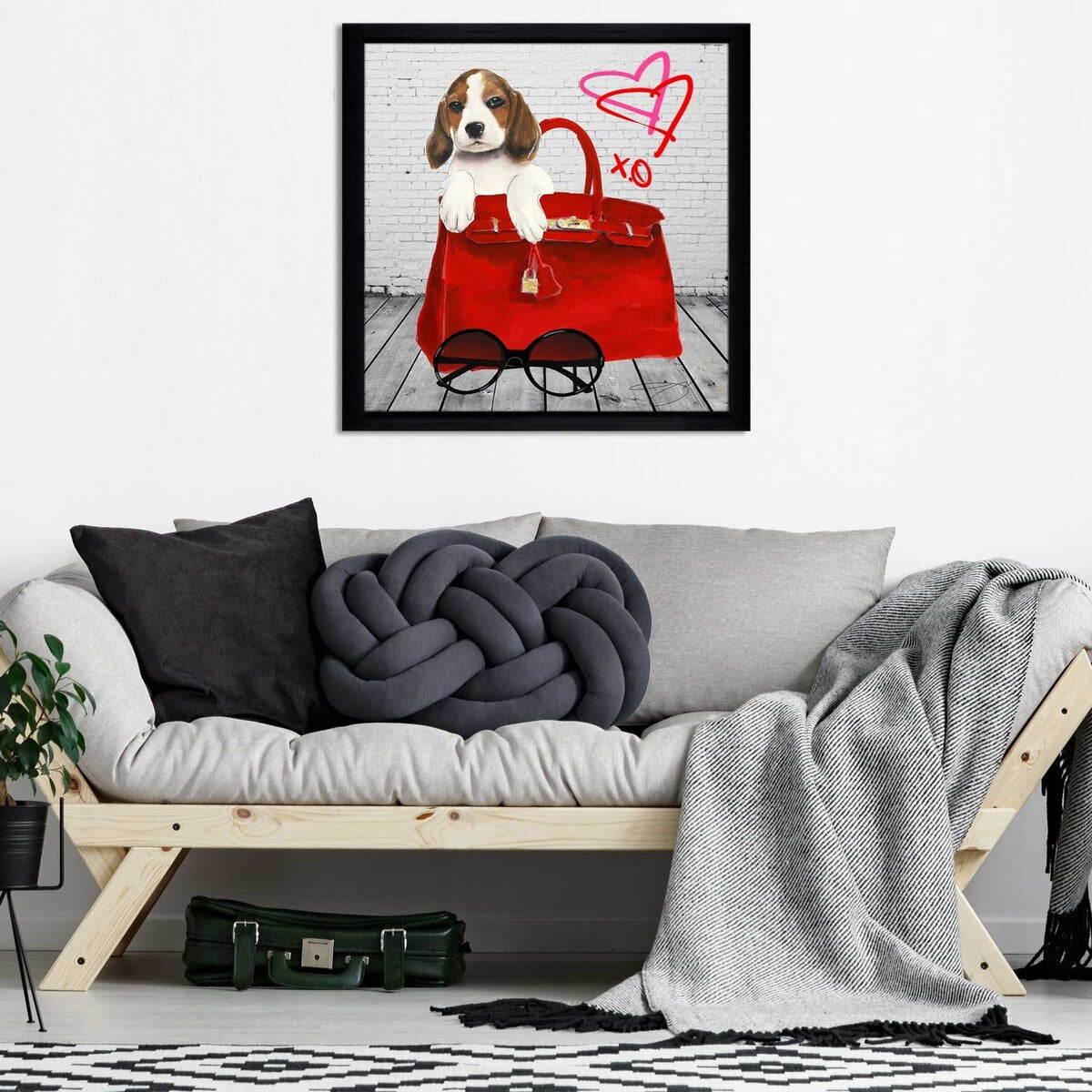 Beagle by Jodi - Premium Acrylic Wall Art Print - Perfect for Home Decor, Office & Gift Giving