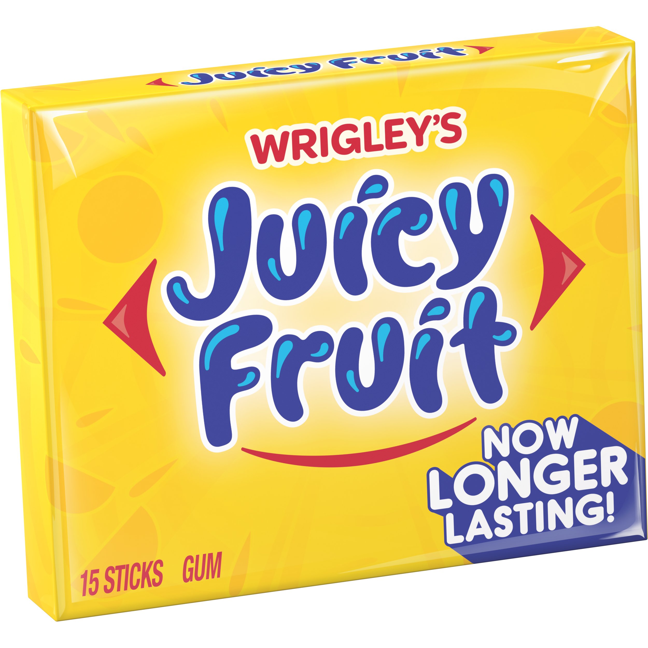 Juicy Fruit Original Chewing Gum - 15 Piece Pack (20 Packs) - Fresh Breath, Long-Lasting Flavor for Workouts, Travel & On-The-Go