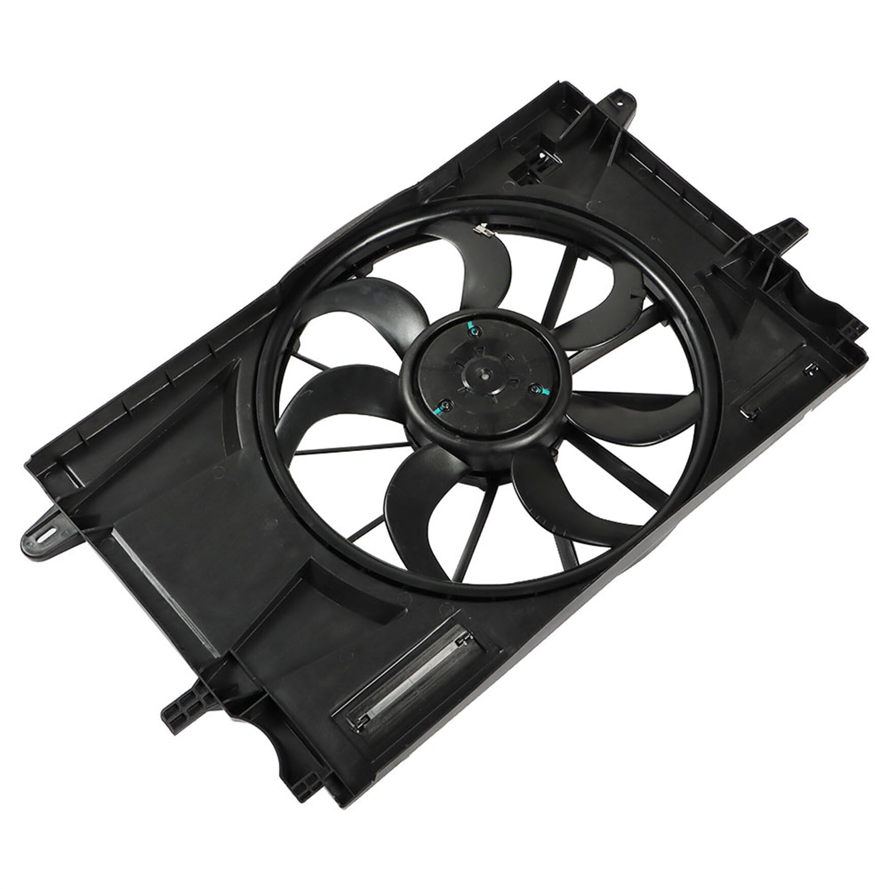 WFLNHB Radiator Cooling Fan Replacement for 2017-2019 Chevy Cruze 1.4L (Part# 39013323) - Compatible with AC System & Engine Cooling | Perfect for Summer Driving & Overheating Prevention