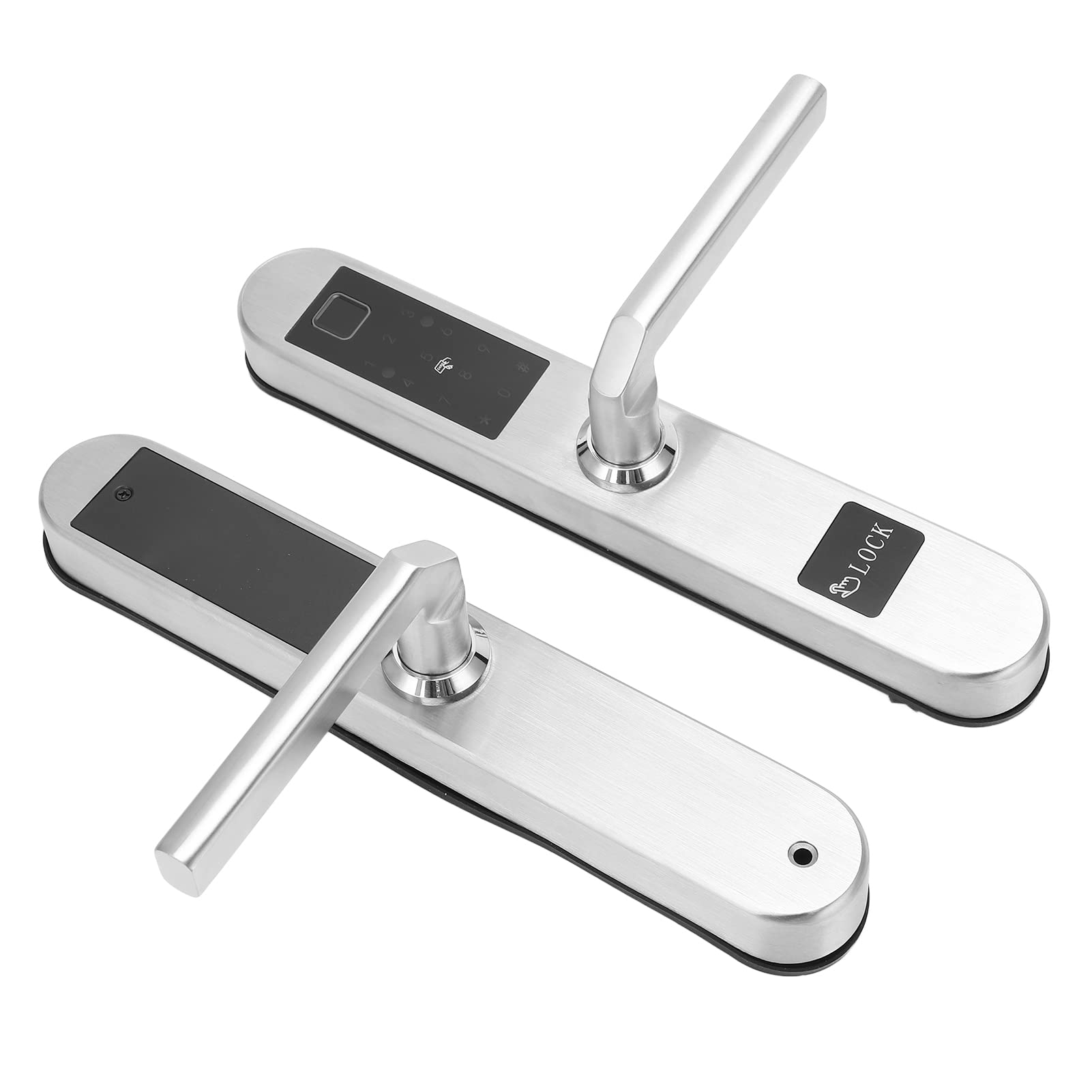 Smart Keypad Door Lock - 4-in-1 Electronic Fingerprint Door Lock with IC Card & Key Access, Durable Aluminum Alloy for Homes, Villas & Apartments - Secure Entry Solution for Front Doors, Back Doors & Office Spaces