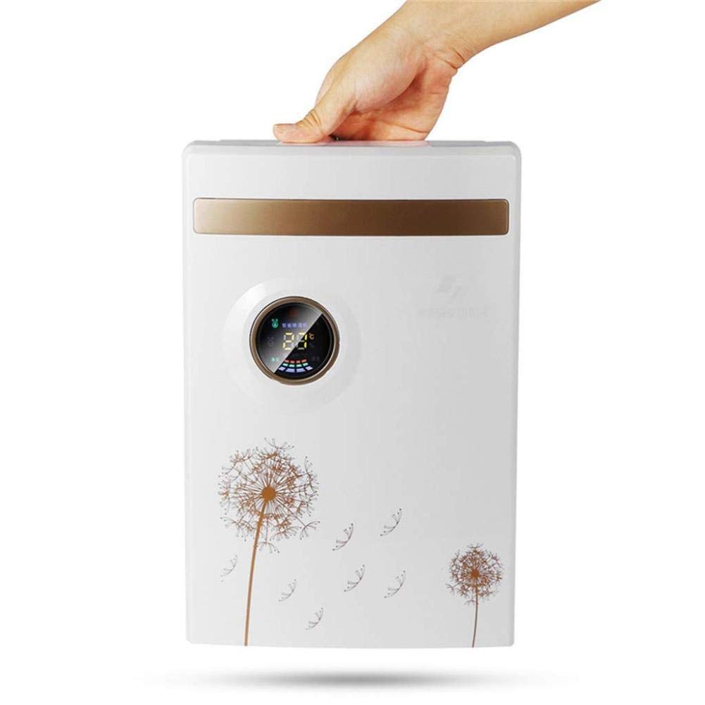 LSYOA Smart Electric Dehumidifier - Ultra Quiet 1500ml Air Dryer & Moisture Absorber for Home, Basement, Bedroom, Bathroom, RV, Closet - Gold Color | Perfect for Damp Spaces, Mold Prevention & Humidity Control