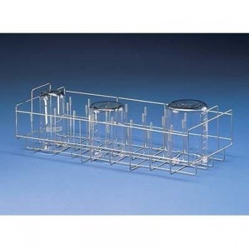 Labconco 32-Pin Rack Insert for SteamScrubber - Laboratory Test Tube Holder for Autoclave Sterilization | Perfect for Medical, Research & Science Labs