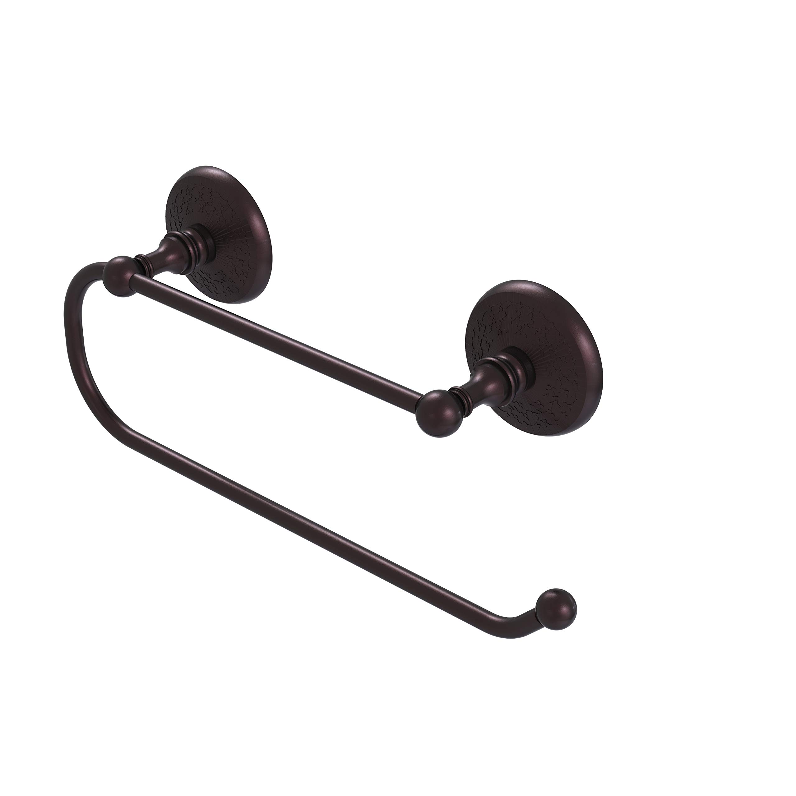 Allied Brass Prestige Monte Carlo Wall Mounted Paper Towel Holder in Antique Bronze - Elegant Kitchen & Bathroom Organizer for Home & Office Use