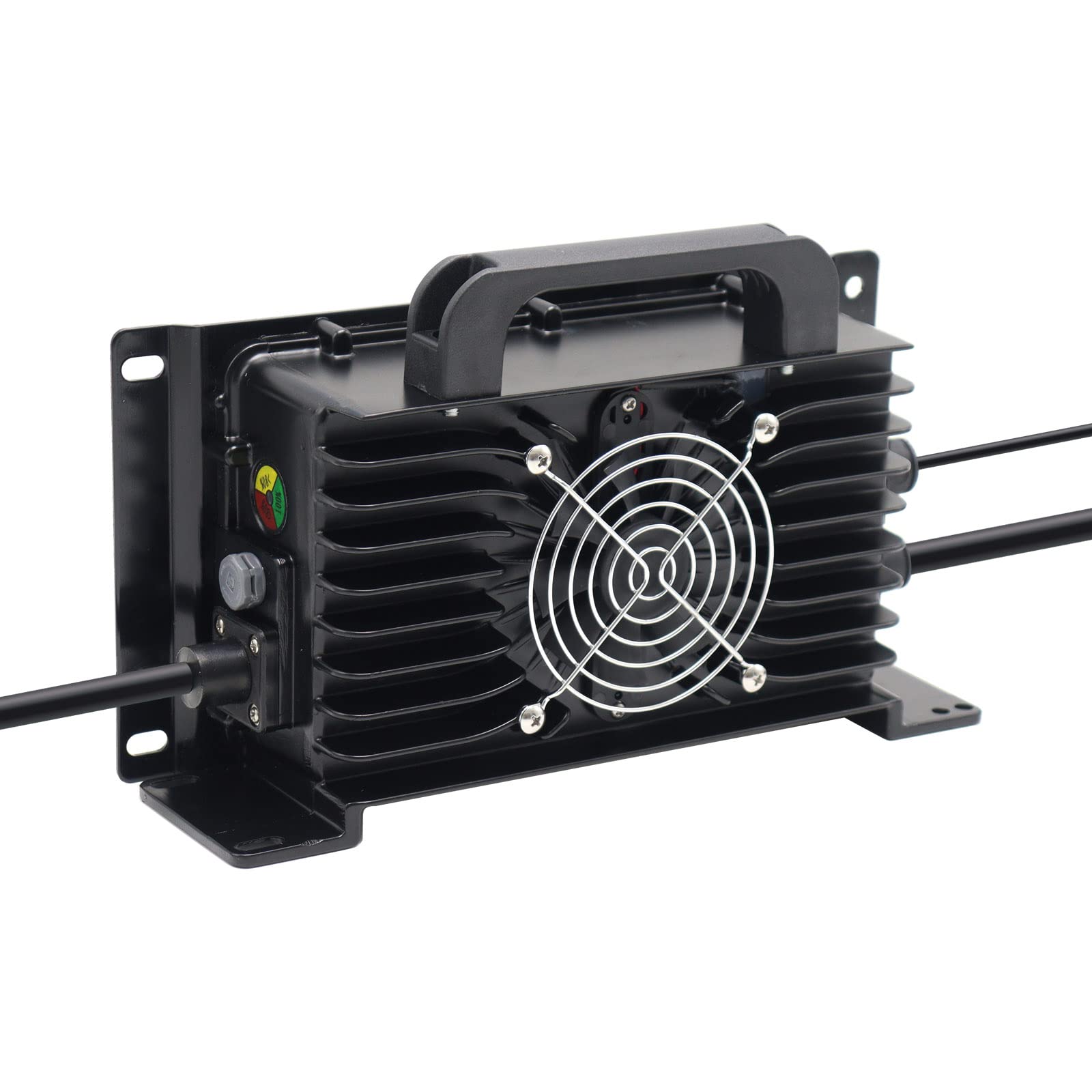 48V 15A Golf Cart Battery Charger Replacement for EZGO RXV/TXT - Waterproof IP67 with Triangle Plug Connector | Perfect for Golf Carts, Electric Vehicles & Outdoor Power Equipment