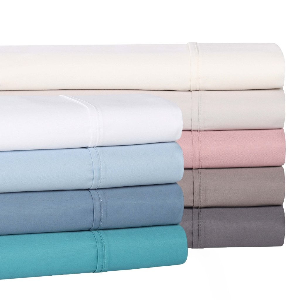Premium 1400-1500 Thread Count Cotton Blend Pillowcase Set of 2 - Ultra Soft & Breathable Bedding for Side Sleepers & Hot Sleepers - Perfect for Master Bedroom, Guest Room & Luxury Hotels