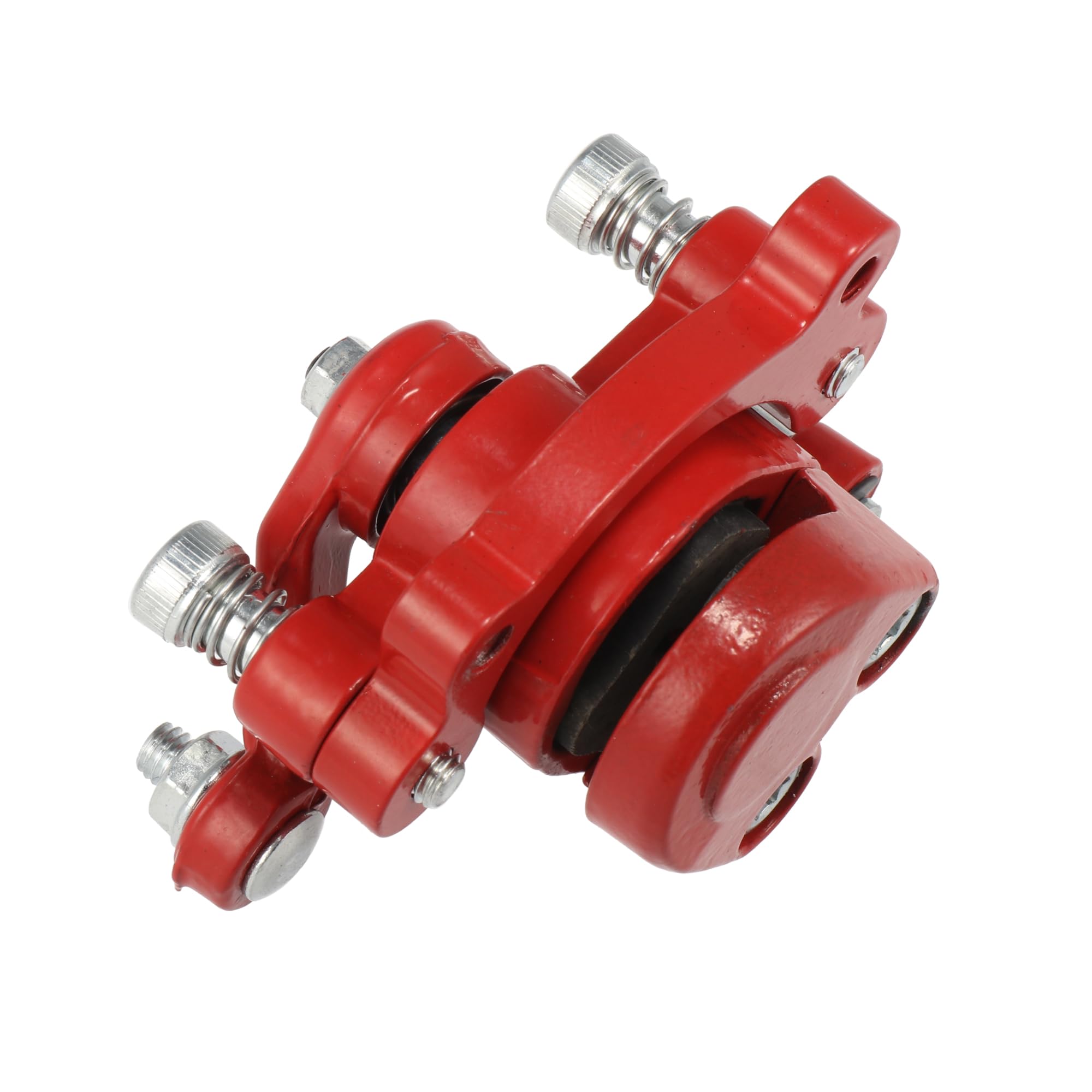 Motoforti Left & Right Disc Brake Caliper Set - Compatible with Motovox MBX10, MBX11, Mini Dirt Bikes, Classic Mini Bikes, Pocket Bikes & Goped Stand Up Scooters - High Performance Red Brake System for Off-Road & Urban Riding