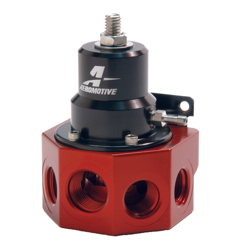 Aeromotive A2000 Carbureted Bypass Fuel Pressure Regulator - 4 Port Design for High-Performance Engines & Racing Applications