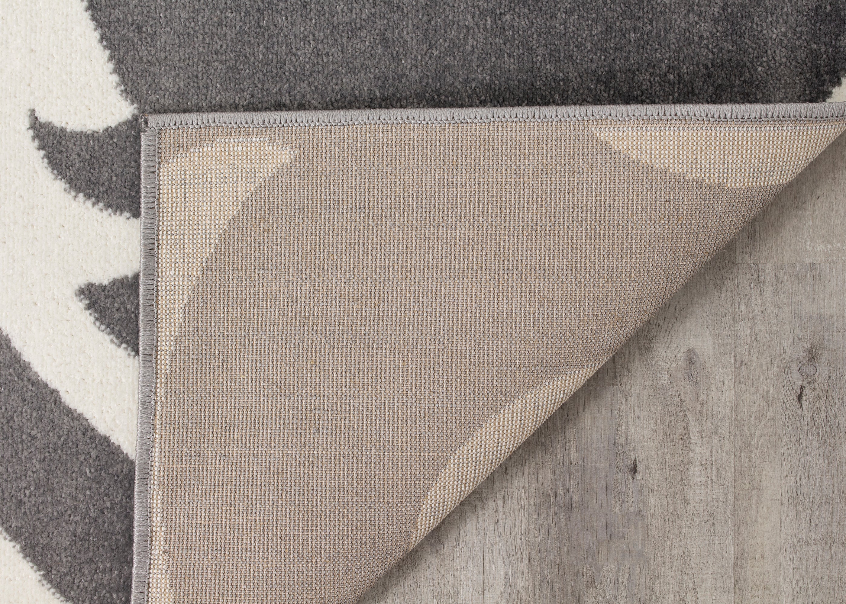 5'3 x 7'7 Grey and White Modern Area Rug - Soft Living Room Carpet for Bedroom, Office & Home Decor