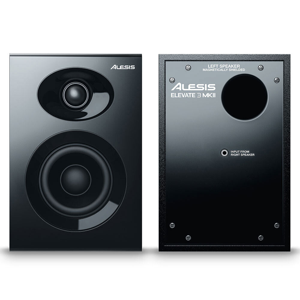 Alesis Studio Monitor Speakers (Pair) - Professional Studio-Grade Sound for Music Production, Recording & Home Audio