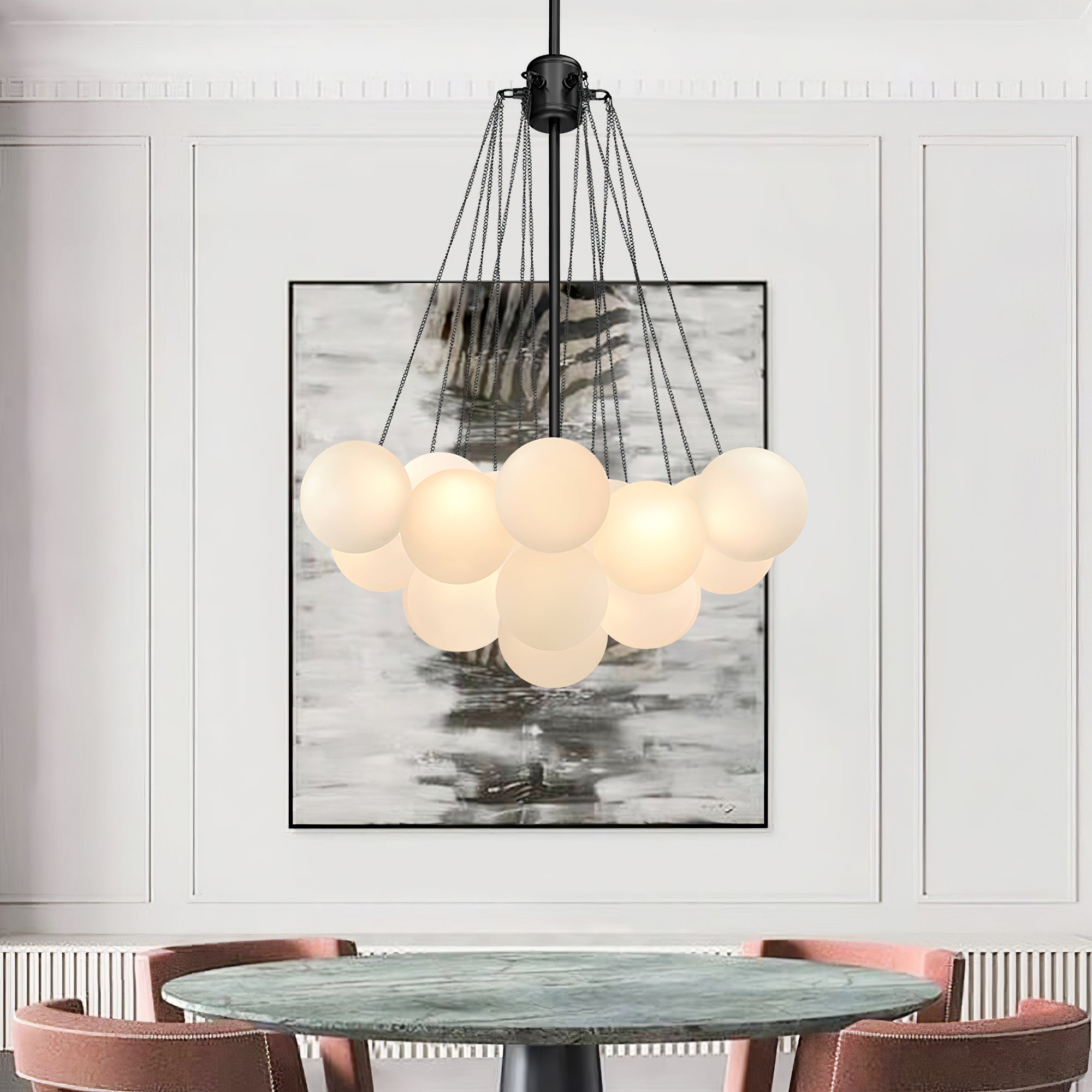 Elegant Cloud Chandelier Lighting Fixture - Modern Ceiling Light for Living Room, Bedroom & Dining Room Decor