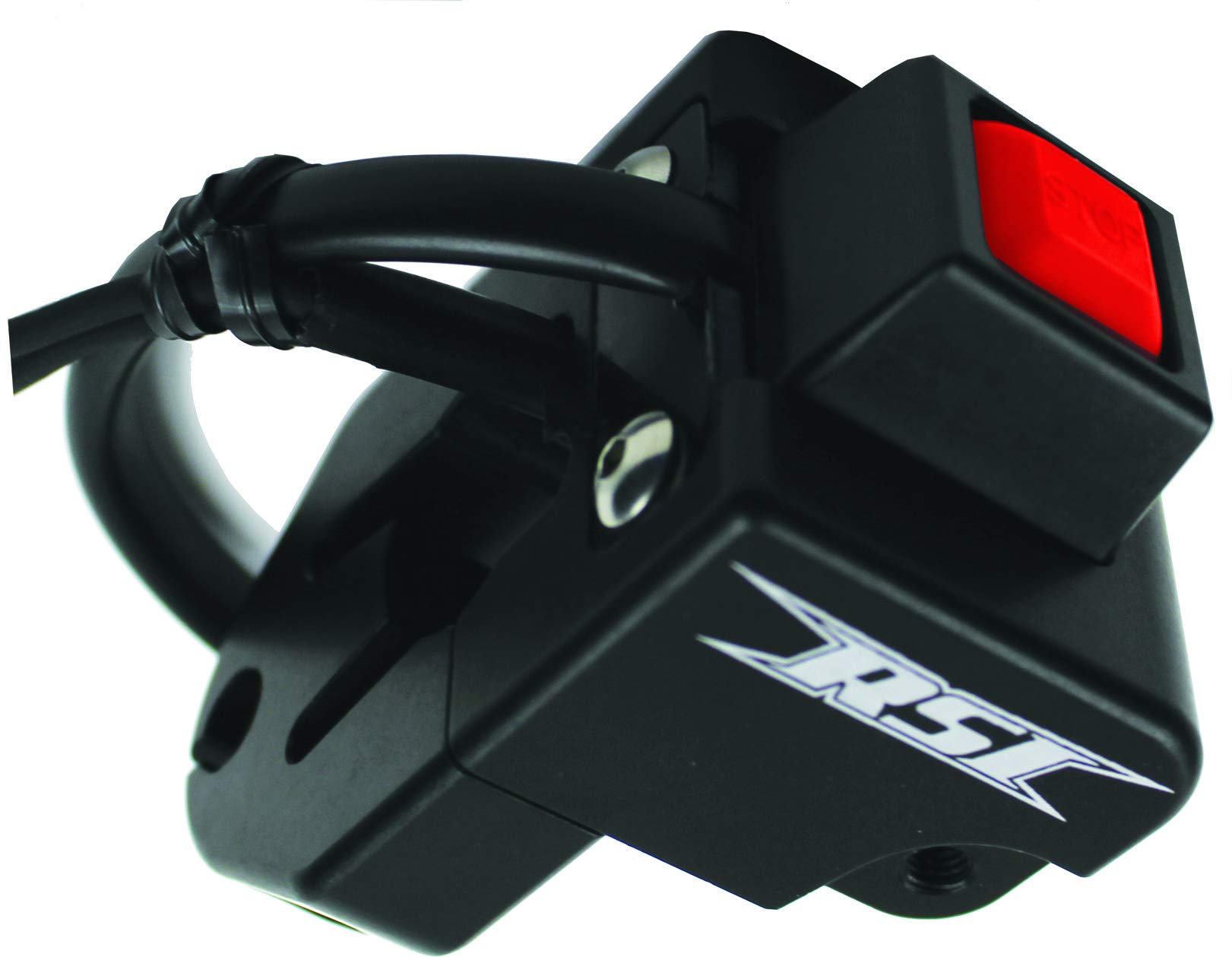 RSI Racing TB-9 Throttle Block Kit with Billet Push Button Kill Switch - High Performance Motorcycle Accessory for Racing & Off-Road Bikes | Perfect for Track Days & Dirt Bike Adventures