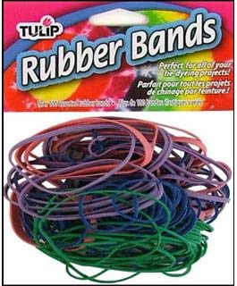 TULIP 100 Pc Rubber Bands for Fabric & Hair Accessories