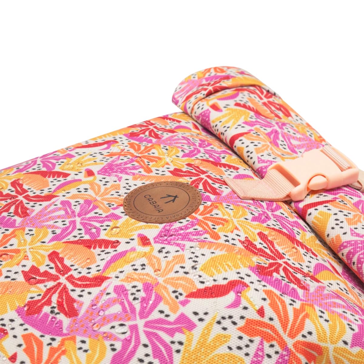 Cabaïa Mendoza Beginner Backpack - Medium Size Rose Pink | Stylish & Lightweight School Bag for Women & Teens | Perfect for College, Travel & Everyday Use