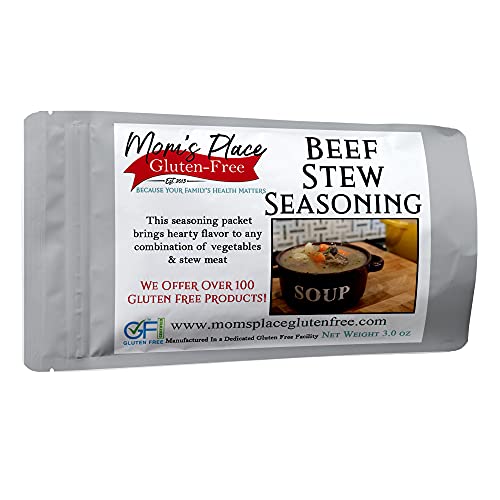 Gluten Free Beef Stew Seasoning Mix - All Natural Homemade Flavor Packets for Slow Cooker & Instant Pot - Perfect for Family Dinners & Meal Prep