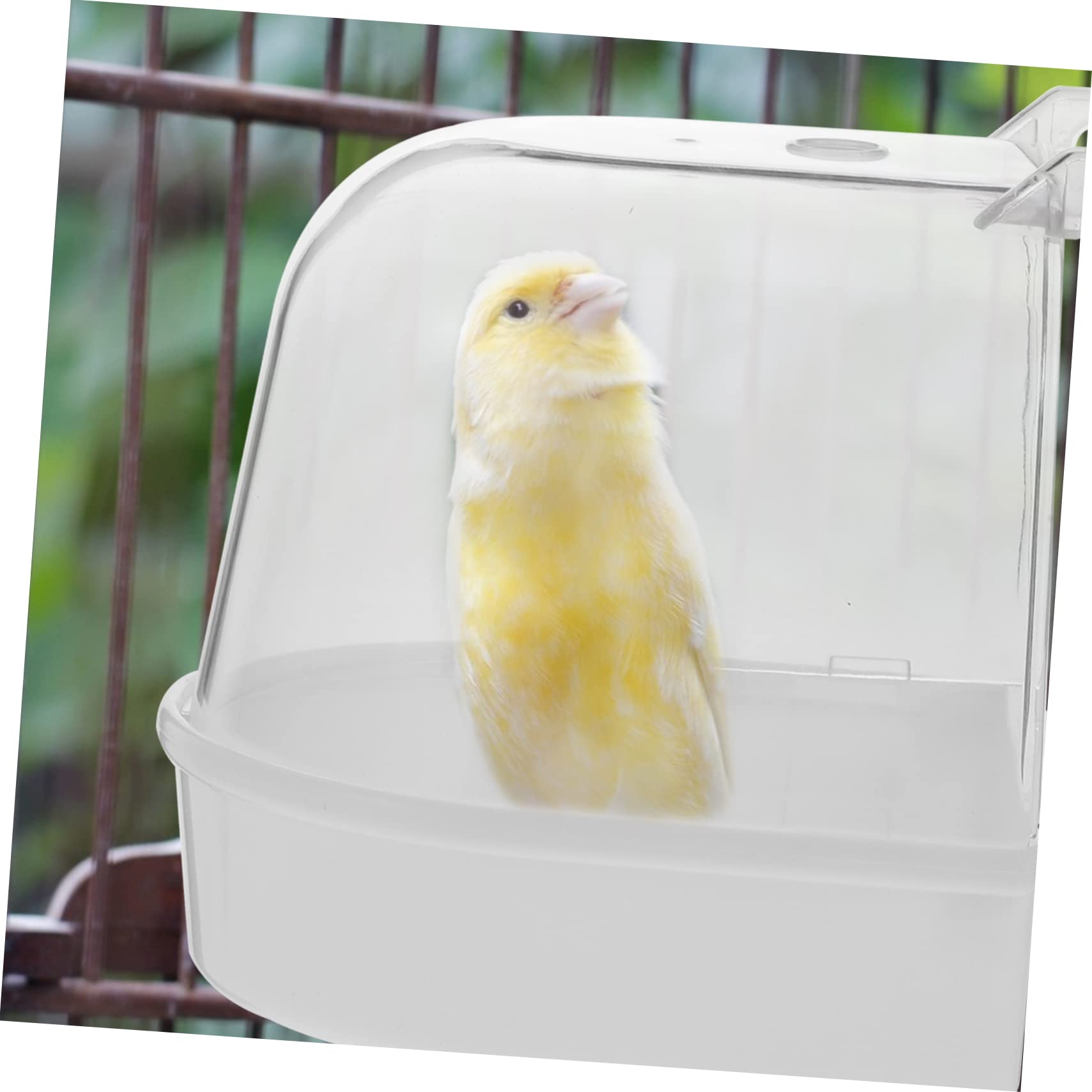 2pcs Parrot Bathing Tubs - Easy to Clean Bird Bath for Cage, Indoor Parakeet & Small Birds | Durable & Spill-Proof Design | Perfect for Daily Bird Grooming & Playtime