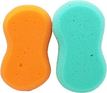Soft Baby Bath Sponge for Newborns & Adults | Gentle Loofah Sponge Set | Pack of 2 | Perfect for Sensitive Skin & Daily Shower Use