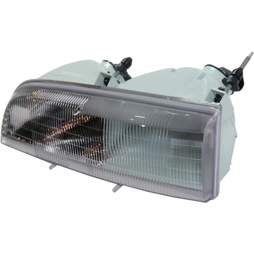 1989-1993 Ford Thunderbird Replacement Headlights - Driver & Passenger Side (FO2502115) | High-Performance Lighting for Night Driving & Classic Car Restoration