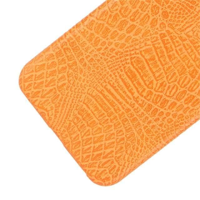 iPhone SE 2022 Case - Premium Leather Look Hard PC Back Cover - Slim Protective Phone Case for Everyday Use & Travel