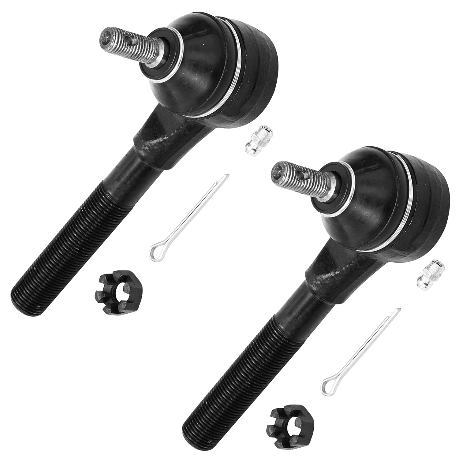 Detroit Axle - 7pc Front Rack & Pinion Kit for Chrysler Concorde LHS 300M Dodge Intrepid | Power Steering Rack, Pinion, Tie Rod Ends & Adjusting Sleeves Replacement | Perfect for DIY Repairs & Professional Auto Maintenance