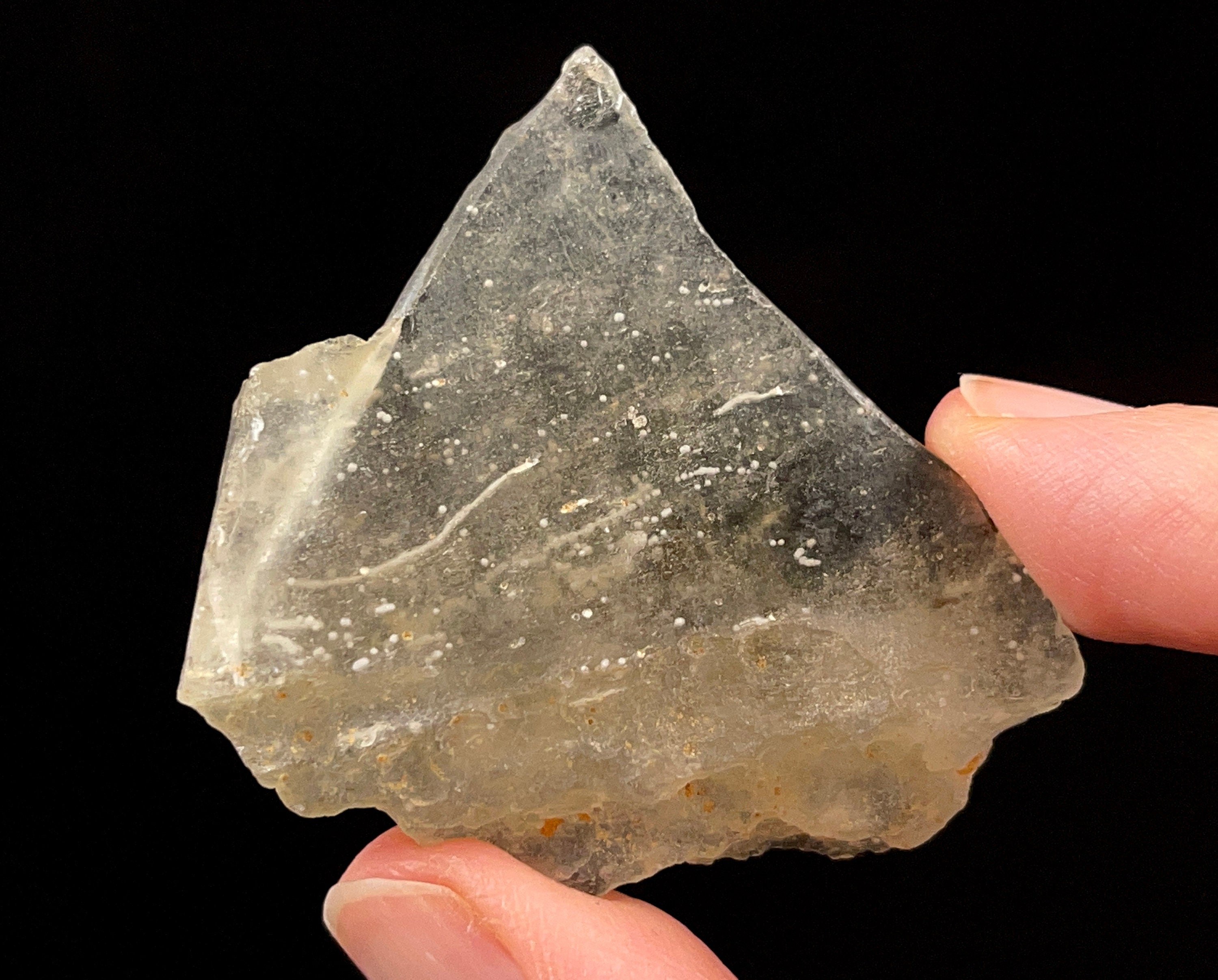 Libyan Desert Glass Raw Crystal - Rare B Grade Natural Rock & Mineral Specimen | Unique Gift for Collectors, Home Decor & Healing Crystal Use | Perfect for Meditation, Jewelry Making & Display