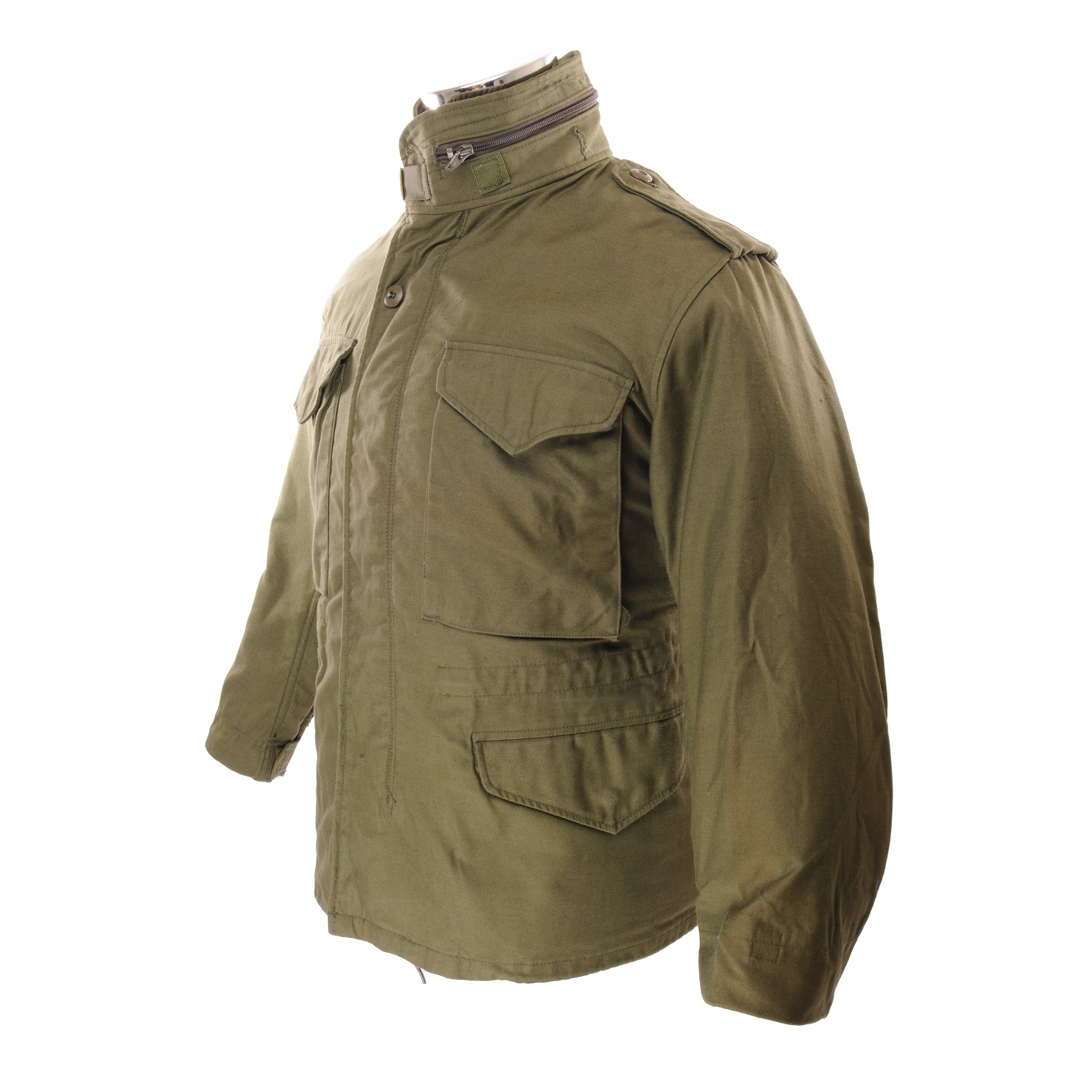 Vintage US Army M-1965 M65 Field Jacket 1989 - X-Small X-Short Size - Military Style Outerwear for Men, Outdoor Adventure & Casual Wear
