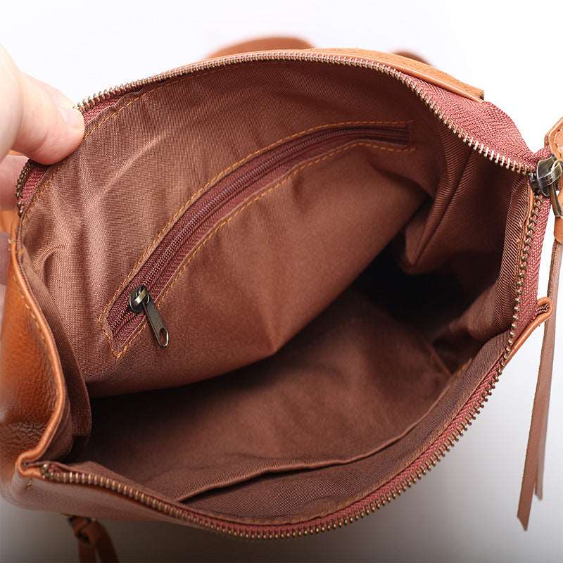 Stylish Minimalist Leather Backpack for Women - Durable & Lightweight Travel Laptop Bag - Perfect for Work, College & Everyday Use