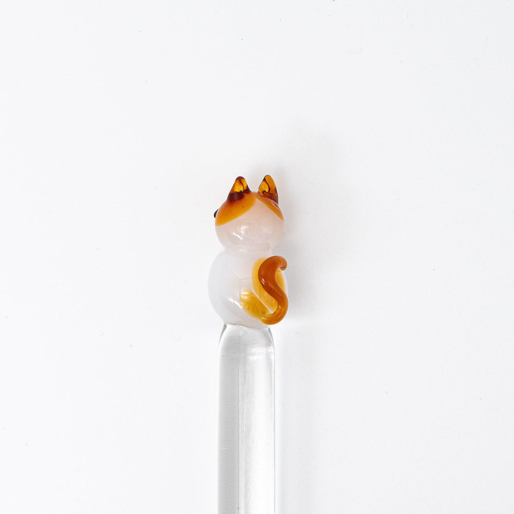 Premium Glass Dip Pen for Calligraphy & Art - Elegant Cat Perch Design - Perfect for Hand Lettering, Sketching & Gift Giving