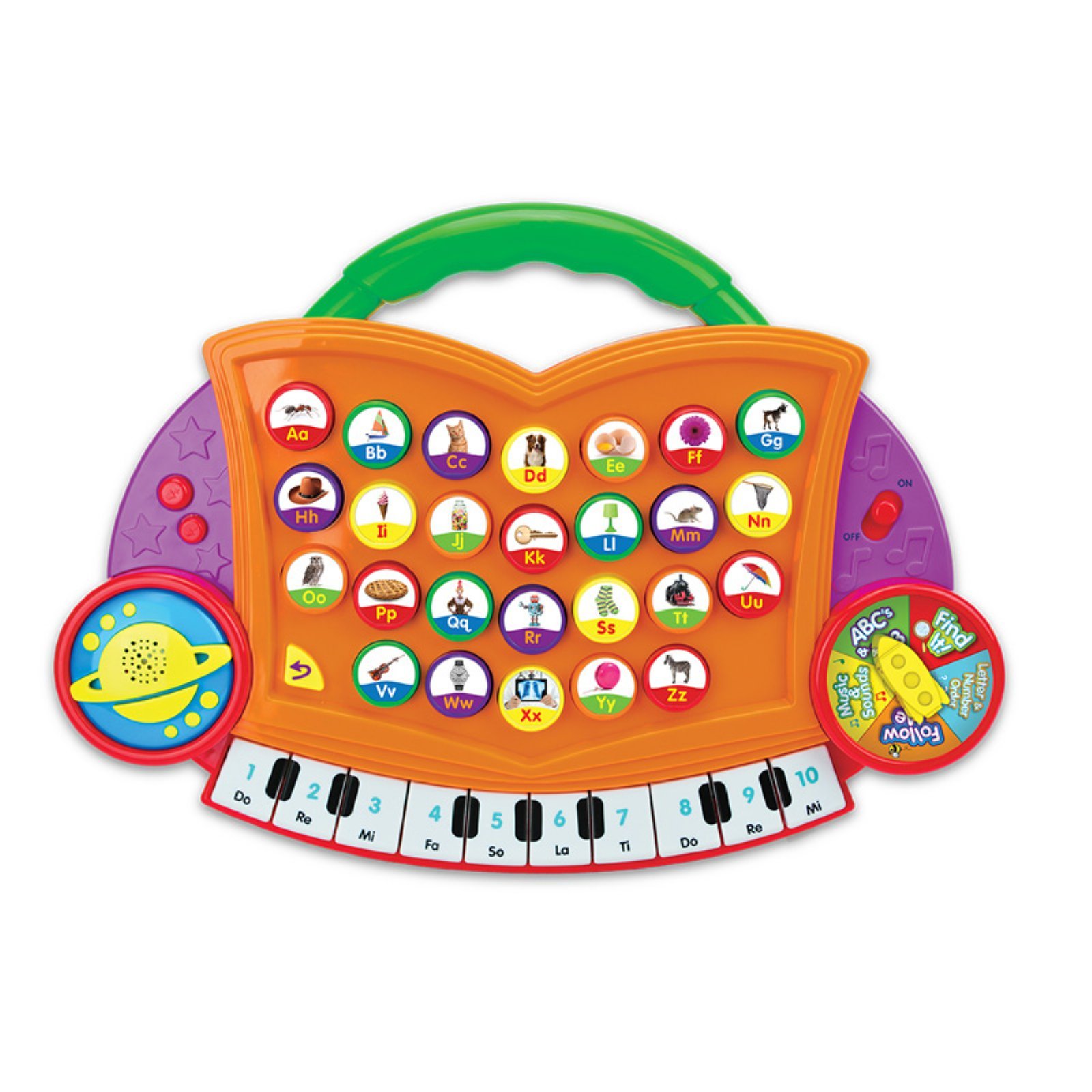 ABC Melody Maker - Interactive Electronic Learning Toy for Toddlers & Preschoolers Ages 3+ | Alphabet Educational Music Toy with Developmental Activities | Perfect for Early Childhood Learning & Playtime Fun