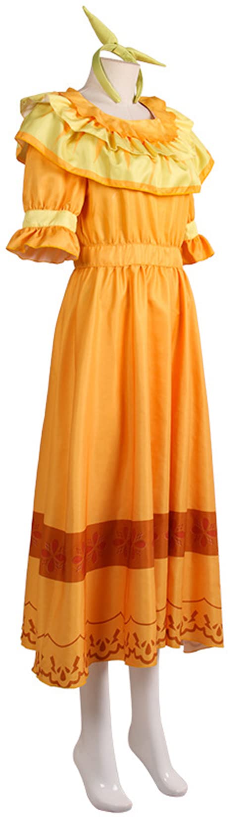 Unisex Bruno Cosplay Costume | Adult Mirabel & Isabela Madrigal Dress | Disney Encanto Princess Outfit for Women & Girls | Halloween, Cosplay & Theme Party Costume