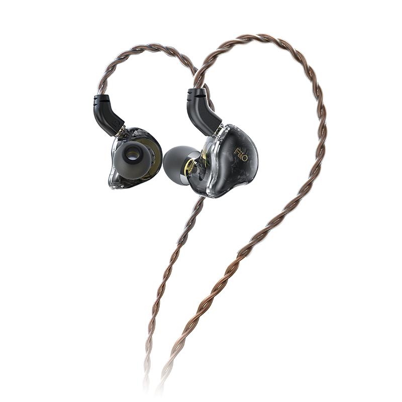 FiiO FD1 10mm Beryllium Plated Dynamic Driver In-Ear Monitors - High Fidelity Audiophile Earphones for Music Lovers, Studio Recording & Gaming