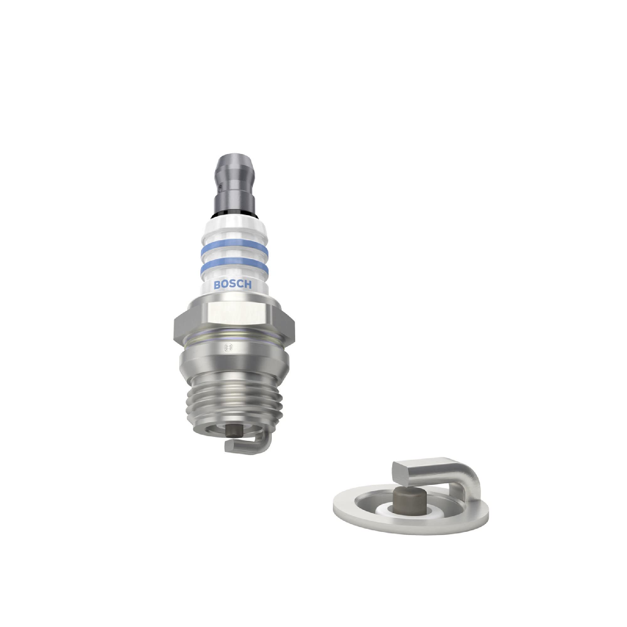 Bosch HS8E (601) Spark Plug - High Performance Spark Plug for Gardening, Forestry, and Outdoor Power Equipment - Perfect for Chainsaws, Trimmers, and Lawn Mowers