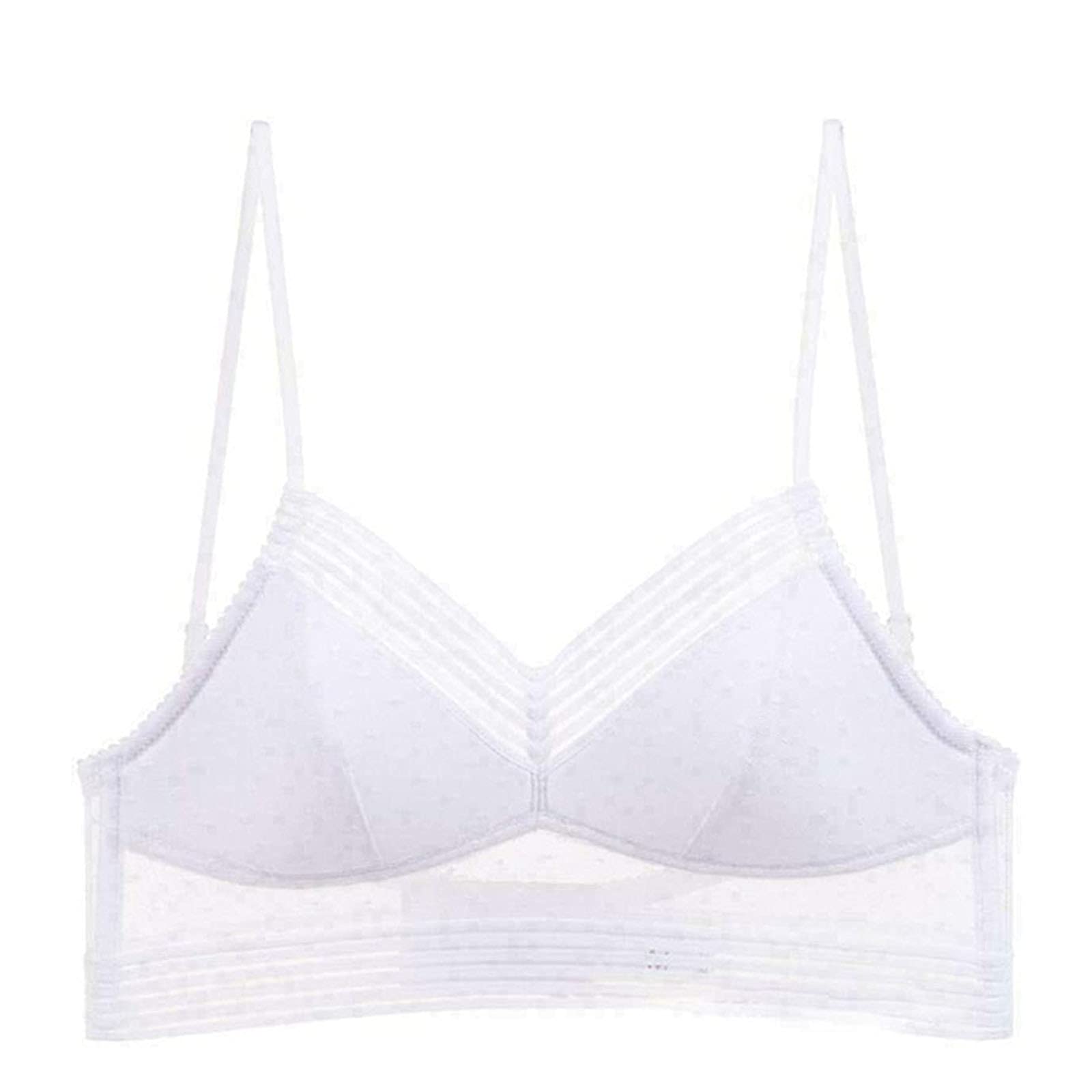 Laxchic Wireless Lace Back Lifting Bra - Comfortable Low Back Push Up Bra for Women, Perfect for Evening Wear, Wedding Dresses & Special Occasions
