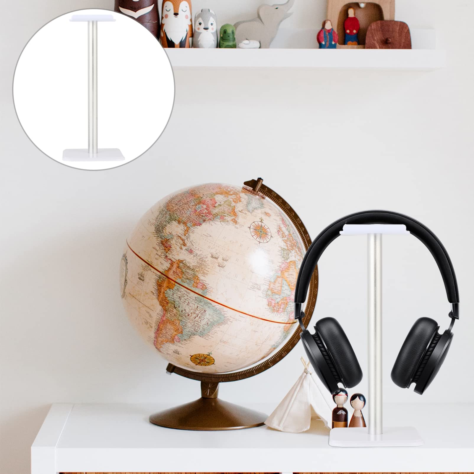 UPKOCH Premium Headphone Stand - 1pc Stylish Headset Holder for Desk, Gaming Headset Rack & Display Stand - Perfect for Home, Office, and Gaming Setup