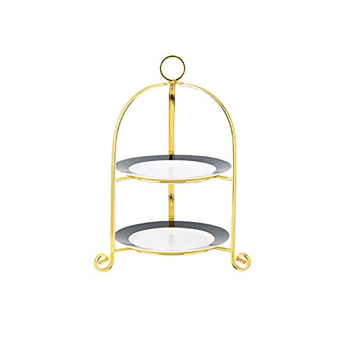 3-Tier Cake Stand - Modern Multi-Layer Serving Tray for Cupcakes, Fruits, Snacks & Desserts | Perfect for Afternoon Tea, Parties & Home Decor (Size B)