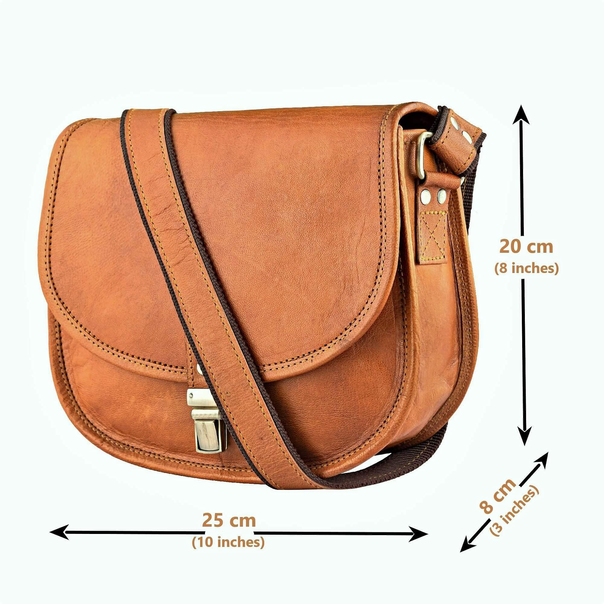 Stylish Urban Leather Shoulder Saddle Bags for Women - Crossbody Purse Handbags for Girls | Perfect for Daily Use, Travel & Shopping