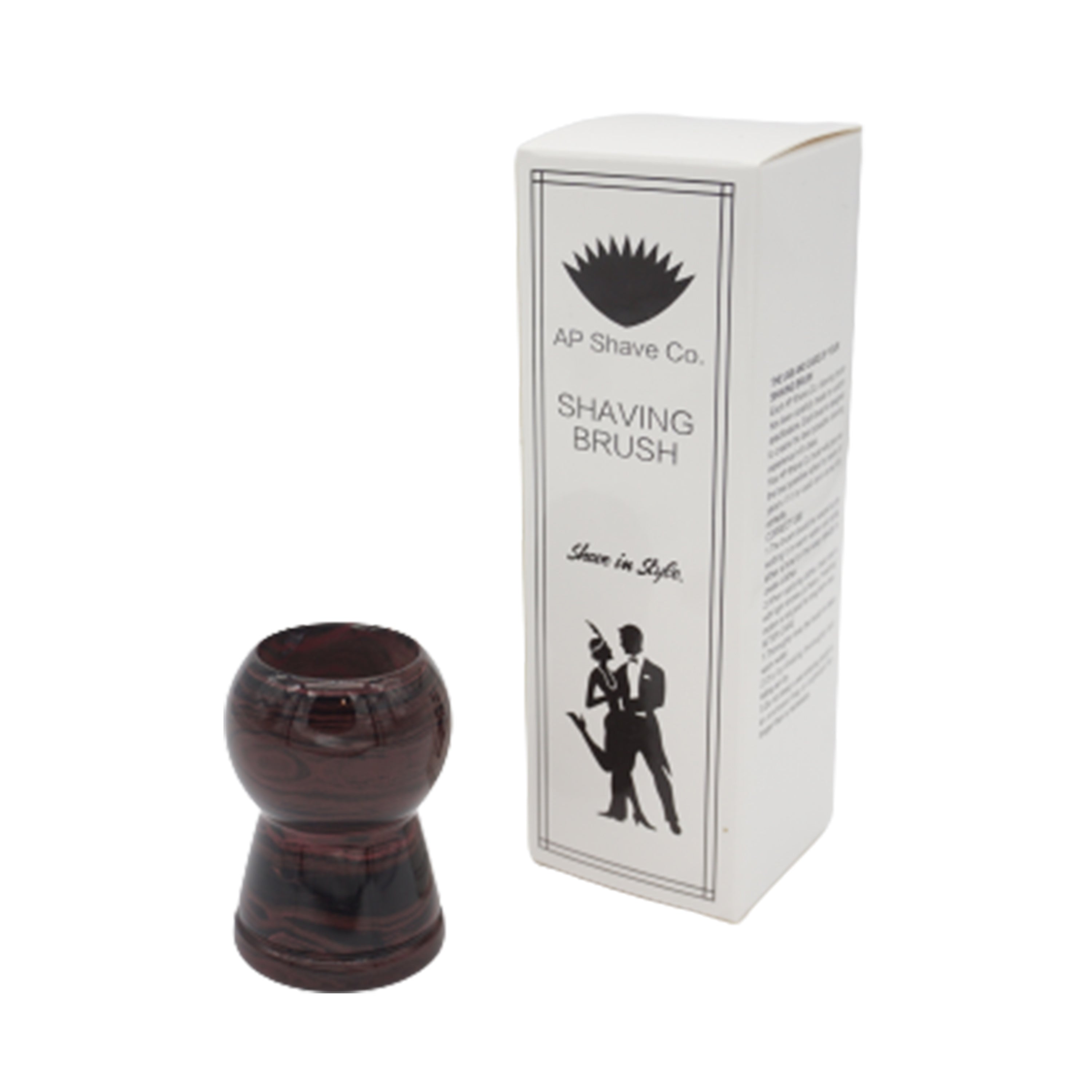 Premium Handmade Raspberry Ebonite Shaving Brush Handle - Compatible with 24mm & 26mm Knots - Perfect for Wet Shaving, Grooming Kits & Luxury Men's Gifts