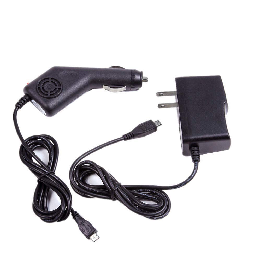 Cobra GA-DPC1 2-Way Radio Dual Charger - Car DC & AC Power Adapter with LED Indicator & 4ft Cable | Perfect for On-the-Go Charging in Vehicles & Home/Office Use
