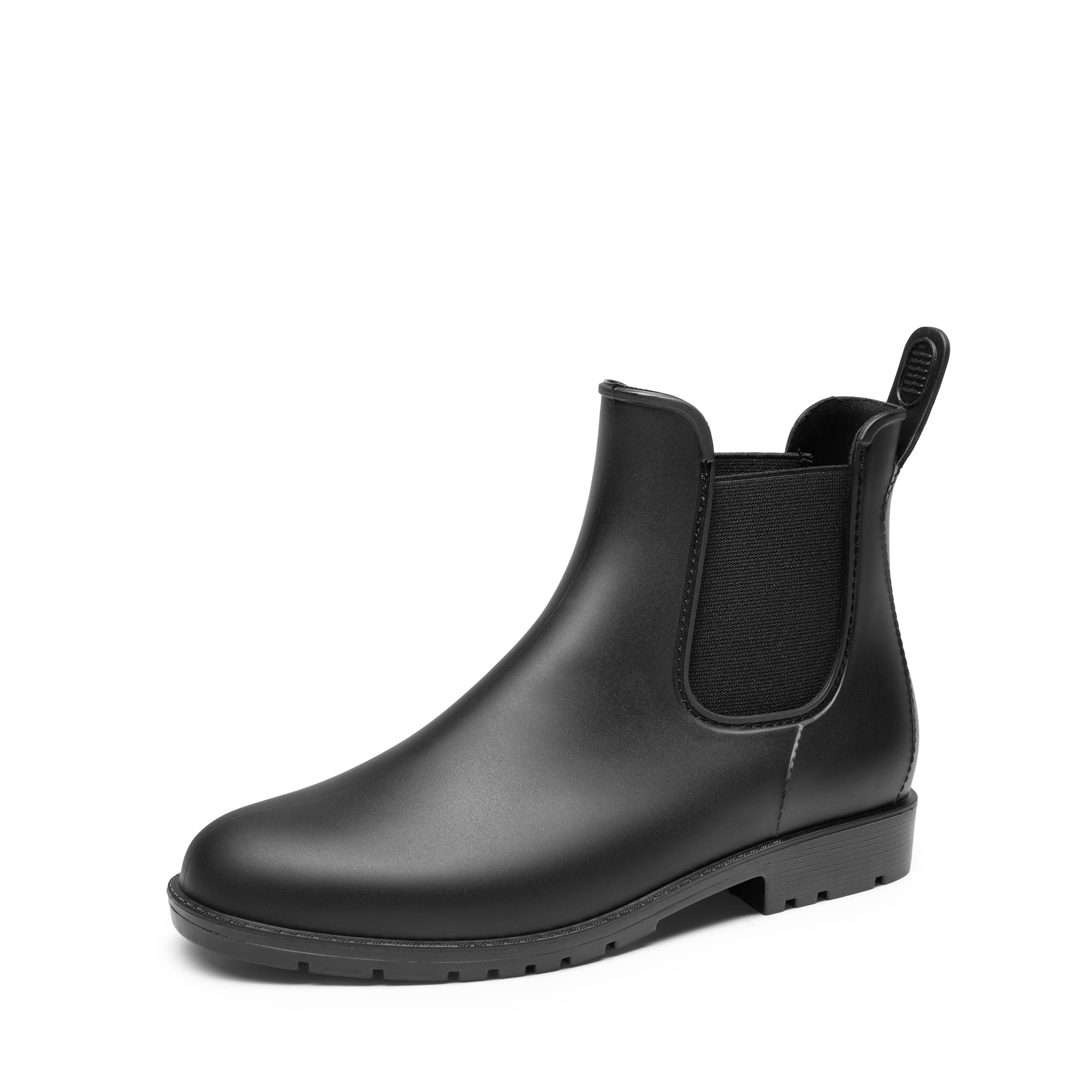DREAM PAIRS Women's Waterproof Ankle Rain Boots - Slip On Chelsea Short Boots with Elastic for Comfort | Lightweight Garden & Outdoor Shoes for Walking, Hiking, and Rainy Days