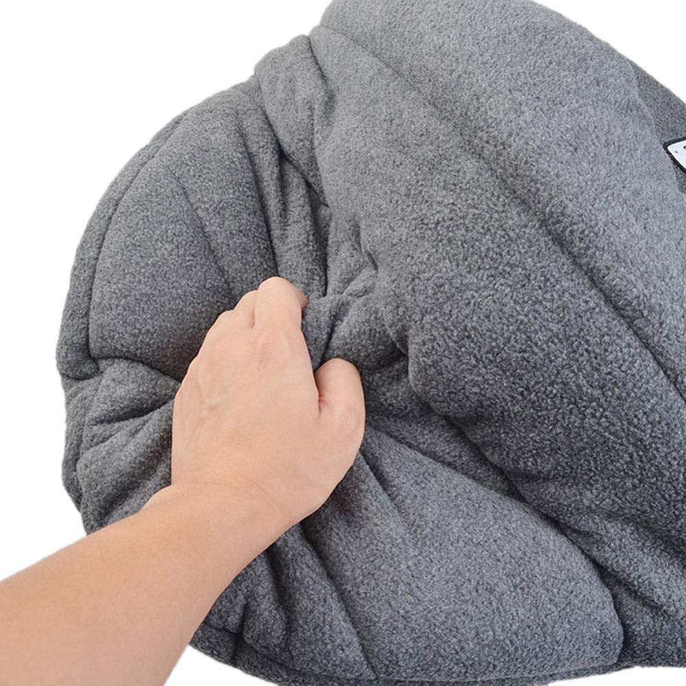 **Warm Orange Pet Bed for Cats & Dogs - Heated Slipper-Style Sleeping Cushion with Soft Nest Cave - Cozy Winter Dog House & Cat Mat (1PC, Medium) - Perfect for Indoor Use, Cold Weather & Pet Comfort**