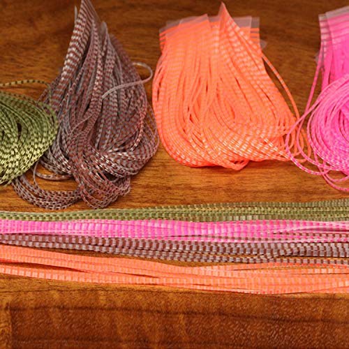 #2 Fl Orange Barred Clear
