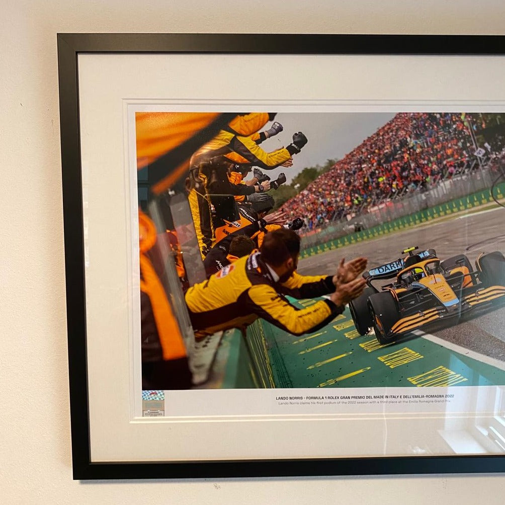 Lando Norris Secures First Podium Finish of 2022 F1 Season - Perfect for Motorsport Fans & Collectors