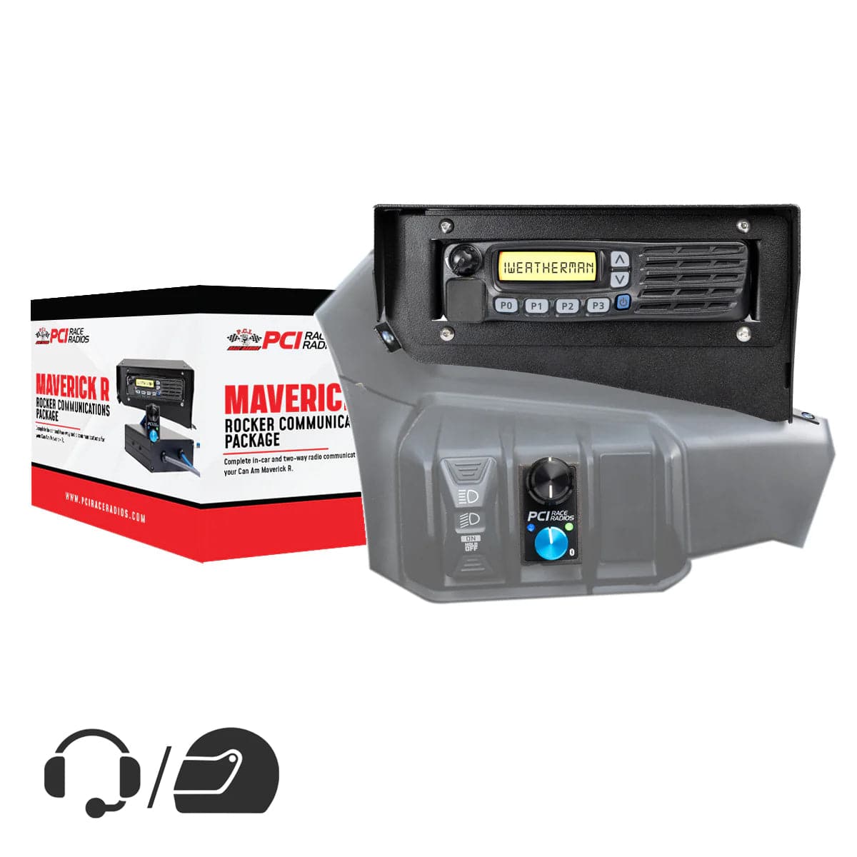 Maverick R PCI Rocker Communications Package for Off-Road Vehicles - Durable & Reliable UTV Radio System for Adventure & Outdoor Exploration