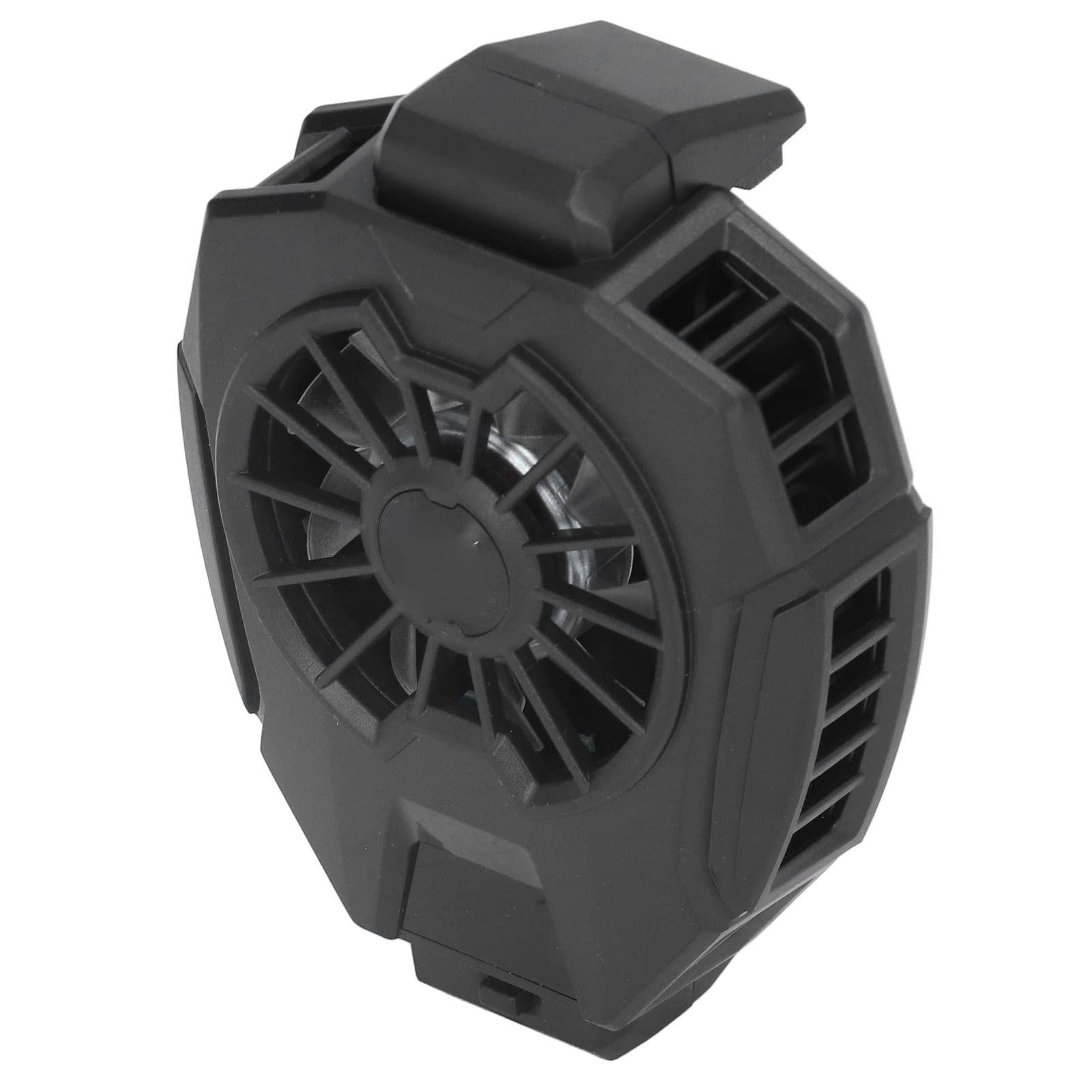 Fdit USB Type C Phone Cooler Case - Efficient Cooling & Fast Charging, Heat Dissipation, Silent ABS Material with Retractable Spring Clip - Perfect for Gaming, Streaming & Heavy Phone Usage
