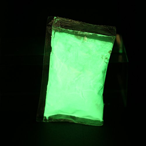 Glow in the Dark Powder - Fluorescent Luminous Pigment for Nails, DIY Crafts, Paint & Night Glow Projects - Perfect for Halloween Decor, Party Supplies & Safety Marking
