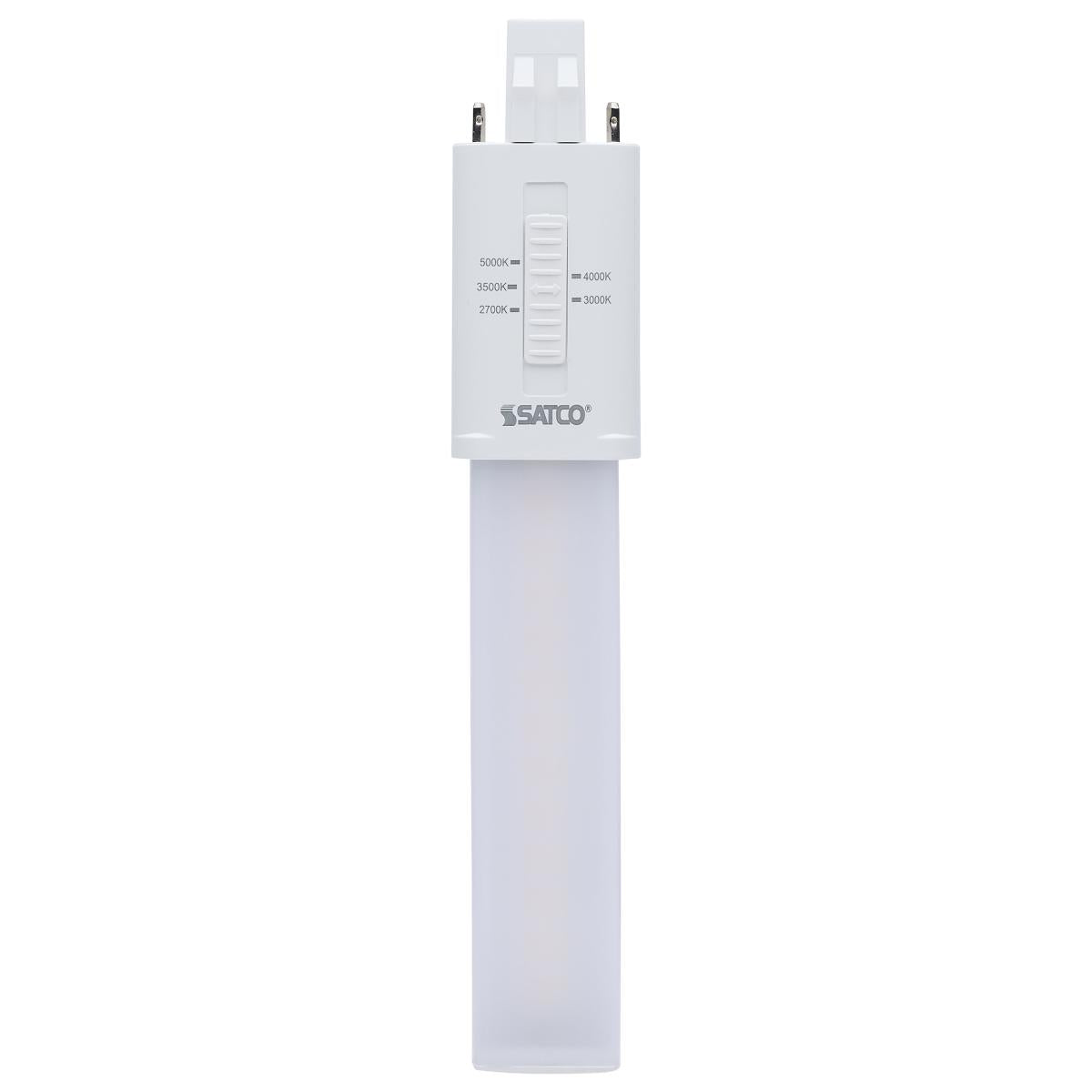 2 Pin PL LED Bulb - 6W, 650 Lumens, Ballast Bypass, 2700K-5000K Color Temperature, GX23 Base - Energy Saving Light for Home, Office & Commercial Spaces