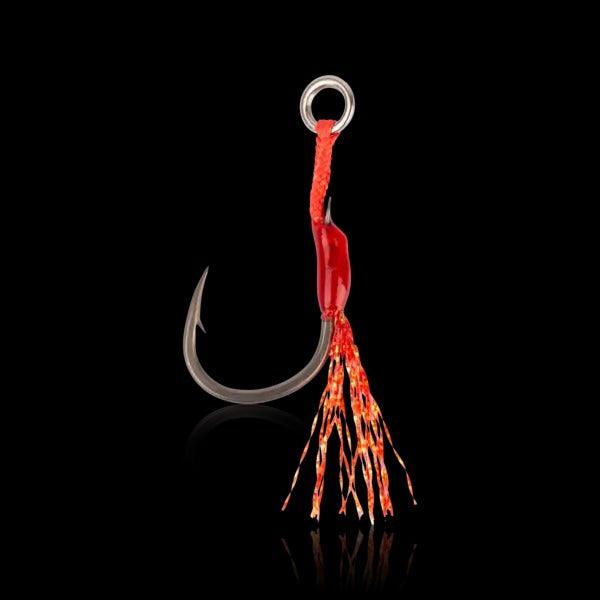 Mustad Alpha Point Light Flash Assist Hooks - Premium Saltwater Fishing Hooks for Tuna, Marlin & Swordfish - Ideal for Offshore Big Game Fishing & Deep Sea Angling