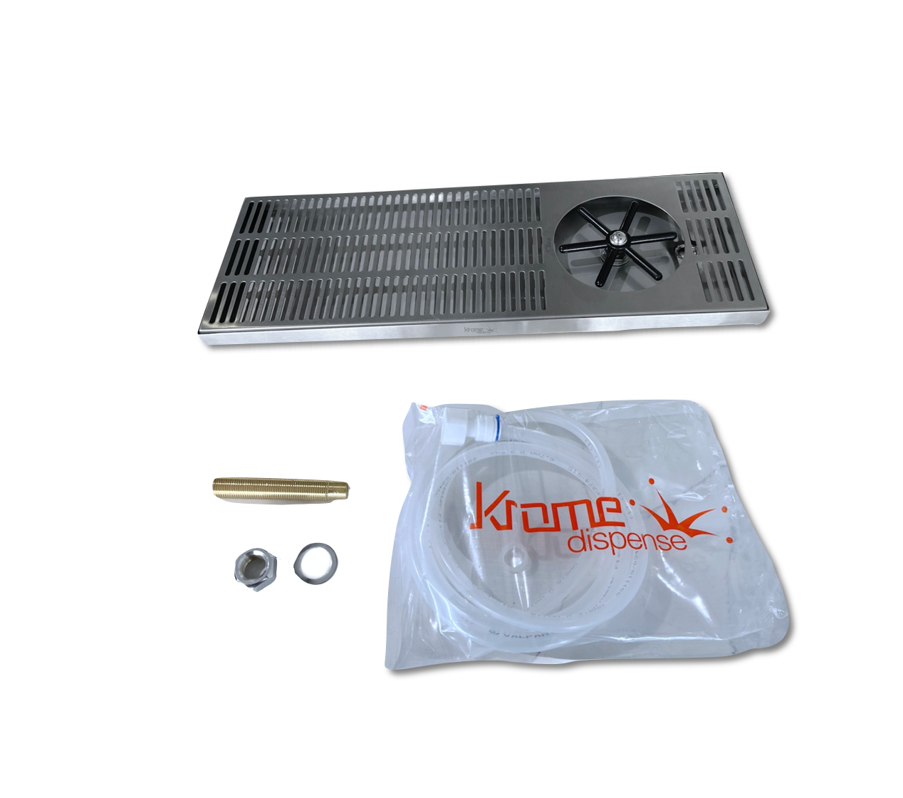 Krome Rinser Side Spray Tray 20 x 7 Inch - Premium Stainless Steel Kitchen Sink Sprayer for Easy Dishwashing & Food Prep