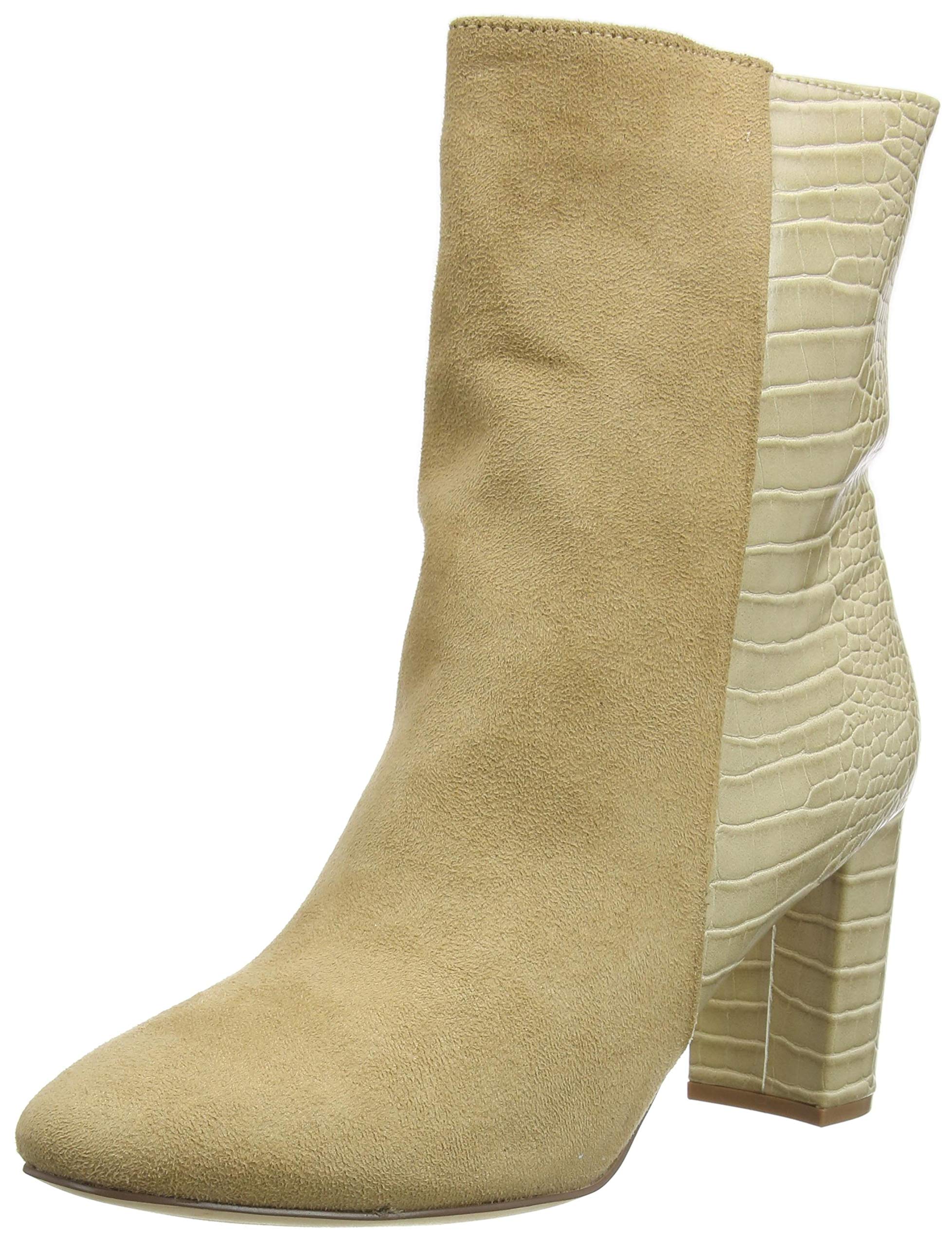 Chinese Laundry Women's Koraline Mid Calf Boots - Stylish Leather Ankle Booties for Fall & Winter - Perfect for Office, Date Night & Casual Outfits
